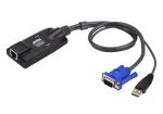 ATEN USB - VGA-Cat5e/6 KVM-adapterkaabel (CPU-moodul), virtuaalmeedia toega