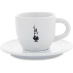 Bialetti Y0TZ099 cappuccino tass alustassiga, 240 ml, valge