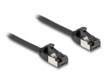 V&otilde;rgukaabel DeLOCK RJ45 kaabel pistik pistikule Cat.8.1 1m must