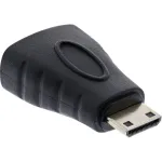 InLine HDMI adapter, HDMI A-pesa / HDMI C isane, 4K/60Hz, kullatud