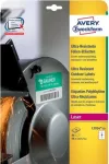 Avery Zweckform L7914-10 - Pol&uuml;et&uuml;leen (PE) - p&uuml;siliim - valge - 99,1 x 67,7 mm 80 etiketti (10 lehte x 8) Etiketid (L7914-10)