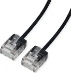 ROLINE UTP paigalduskaabel Cat.6A &uuml;lil&uuml;hike RJ45 must 2m - V&otilde;rk - CAT 6a (21.15.4462)