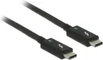 USB-kaabel DeLOCK 84846 USB 3.2 Gen 2 1,5 m USB C Must