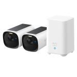 IP-kuul-turvakaamera Anker Eufy eufyCam E40 2-Cam Kit koos HomeBase S280-ga, v&auml;listingimustesse, 2688&times;1520 px, 130&deg; vaatev&auml;li, seinale paigaldatav