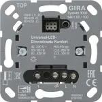 Seinale paigaldatav dimmerimoodul Gira S3000 Uni-LED-Dimmeins. Komfort 540100 LED-valgustusele