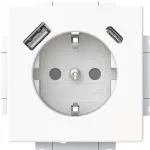 Busch-Jaeger SCHUKO pistikupesa USB-A+C 20 EUCB2USBAC-884 (2CKA002011A6310)