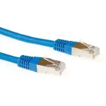 ACT IB5351 Cat6a S/FTP (S-STP) v&otilde;rgukaabel, 1,5 m, sinine