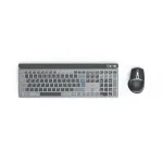 Hama WKM-750 juhtmevaba mitme seadme klaviatuuri ja hiire komplekt, LED, QWERTZ, must