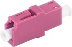S/CONN 07-60003 fiiberoptiline adapter LC/LC simpleks, lilla