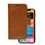 Rahakotist &uuml;mbris dbramante1928 Lynge iPhone 12 mini (5,4 tolli) jaoks &mdash; Tan, 3 kaarditaskut, lauahoidik