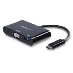 StarTech.com USB-C VGA mitmepordiadapter - USB 3.0 port - 60 W PD
