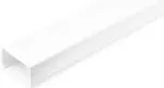 StarTech.com Solid kaabel Management Raceway with Adhesive Tape & Cover, 1-3/4(45mm)W x 1-1/8(27mm)H, 6ft(1.8m) length, PVC v&otilde;rk/Power Cord Hider Kit, Wall Wire Duct System, UL L