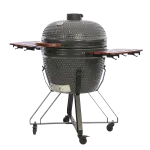 TunaBone Kamado Classic 26 Inch Grill Size XL Dark Grey