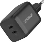OtterBox Standard 65W GaN USB-C sein&auml;laadija 2 pordiga (45W+20W PD) must