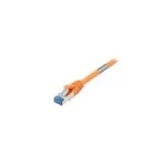 Synergy 21 15 m Cat.6a S/FTP &uuml;henduskaabel, RJ45 pistik/pistik, nikkel/kuld, oranž