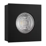 SYNERGY21 Synergy 21 LED s&uuml;vistatav laevalgusti Helios must, ruudukujuline, pinnale paigaldatav raam
