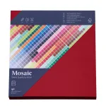 Artoz Papier Mosaic Square Envelopes Wine Red Wet Adhesive 20 Pieces (9445420-487)