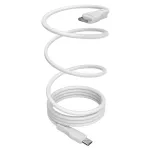 PURO ELEKTRIK Magnetiline USB-C&ndash;USB-C kaabel 60W USB 3.2 (20 Gbps) 1m Valge