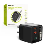 Mobile Origin 65W GaN Laadija USB-C Sisset&otilde;mmatava Kaabliga + USB-A 75cm