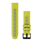 Garmin QuickFit 22 mm silikoonist kellarihm, laim/grafiit (010-13280-03)