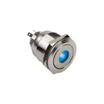 DimasTech vandaalikindel l&uuml;liti/nupp 25 mm Silverline Dot RGB PD212