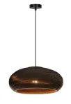 Ripplamp Paber E27 Pruun/Must