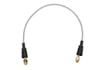 Belden RP-SMA/RP-SMA 50cm RF100LL koaksiaalne patsikaabel, 50 oomi, must
