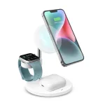 SBS TEWIRMAG3IN1 3-in-1 juhtmevaba laadimisjaam MagSafe'iga iPhone'ile, Apple Watch'ile ja AirPodsidele