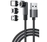 Exertis Connect USB 3-in-1 laadimiskaabel USB-C, Micro-B, Lightning (640297)