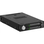 ICY DOCK - ToughArmor - MB834MK-B V2 - 2x M.2 NVMe kuni 1x 3,5-tolline pesa mobiilne raam metallist v&otilde;tmelukuga SlimSAS 4i must