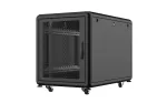 Lanview RSL12U61BL 19-tolline 12U rack-kapp, Server Line, 600 x 1000 x 719 mm, must
