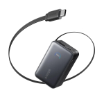 Akupank Anker Nano 45W sisseehitatud sisset&otilde;mmatava USB-C kaabliga A1638H11 10000 mAh Must