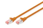 DIGITUS patch-kaabel - CAT6 - S/FTP - Snagless - Cu - 50cm - oranž
