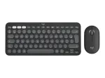 Logitech Pebble 2 Combo for Mac Wireless klaviatuur hiir QWERTZ German Graphite