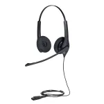 Jabra BIZ 1500 Duo QD EMEA, juhtmega, kontori/k&otilde;nekeskuse jaoks, 20&ndash;4500 Hz, 74 g, peakomplekt, must
