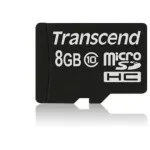 Transcend Ultimate microSDHC m&auml;lukaart 8 GB, Class 10, UHS-I U1, MLC, SD-adapteriga