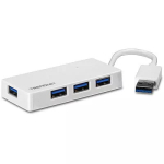 TRENDnet TU3-H4E 4-pordiline USB 3.0 mini jaotur, lauaseade