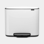Brabantia Bo 121005 pedaaliga pr&uuml;gikast, 3 x 11 L, valge