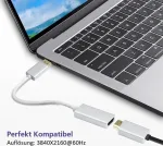 DisplayPort-HDMI-adapterkaabel Helos 4K h&otilde;bedane &mdash; DisplayPort (isa) HDMI-le (ema)