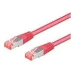 Goobay 95581 CAT 6 patch-kaabel, S/FTP (PiMF), LSZH, vask, 1,5 m, magenta