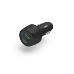 Autolaadija Hama 00201632 kiirlaadimine 2 USB USB-C porti must