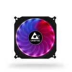 Chieftec CF-1225RGB arvuti jahutuss&uuml;steem Arvutikorpuse ventilaator 12 cm Must
