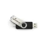 MediaRange MR932 - USB-m&auml;lupulk - 32 GB - USB 2.0 / mikro-USB - must/h&otilde;bedane (MR932-2)
