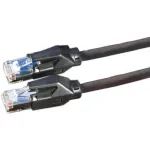 DTWYLER paigalduskaabel Cat.6 klass E S/FTP CU 7702 flex LSOH Hirose TM21 must 2m