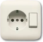 BUSCH JAEGER 4310/6 EUJ-212-500 - CEE 7/3 - 2P+E - Beež - CE - 250 V - 16 A