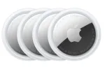 Isiklik leidja Apple AirTag H&otilde;bevalge &mdash; 4 tk pakend, CR2032 aku, 11,8 g, &Oslash; 31,9 mm