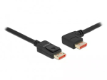 DisplayPort-kaabel DeLOCK 8K 60 Hz 2 m isane sirge isasele 90&deg; vasakule nurgaga
