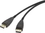 Renkforce DisplayPort &uuml;henduskaabel [1x DisplayPort pistik - 1x DisplayPort pistik] 20 m Must (RF-3770962)
