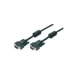 Wentronic Components Handels Goobay - VGA-kaabel - HD-15 (M) - HD-15 (M) - 15,0 m - p&ouml;idlaga kruvid - must (68139)
