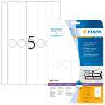 Rippmapi sildid HERMA 5165 A4 34x297 mm valge paber matt l&auml;bipaistmatu 125 tk